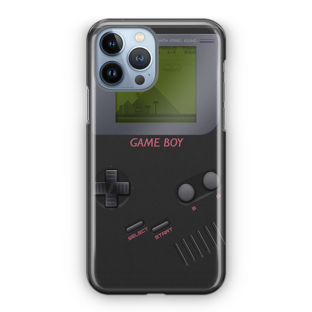 Game Boy Black Model iPhone 13 Pro 13 Pro Max Case Customilo