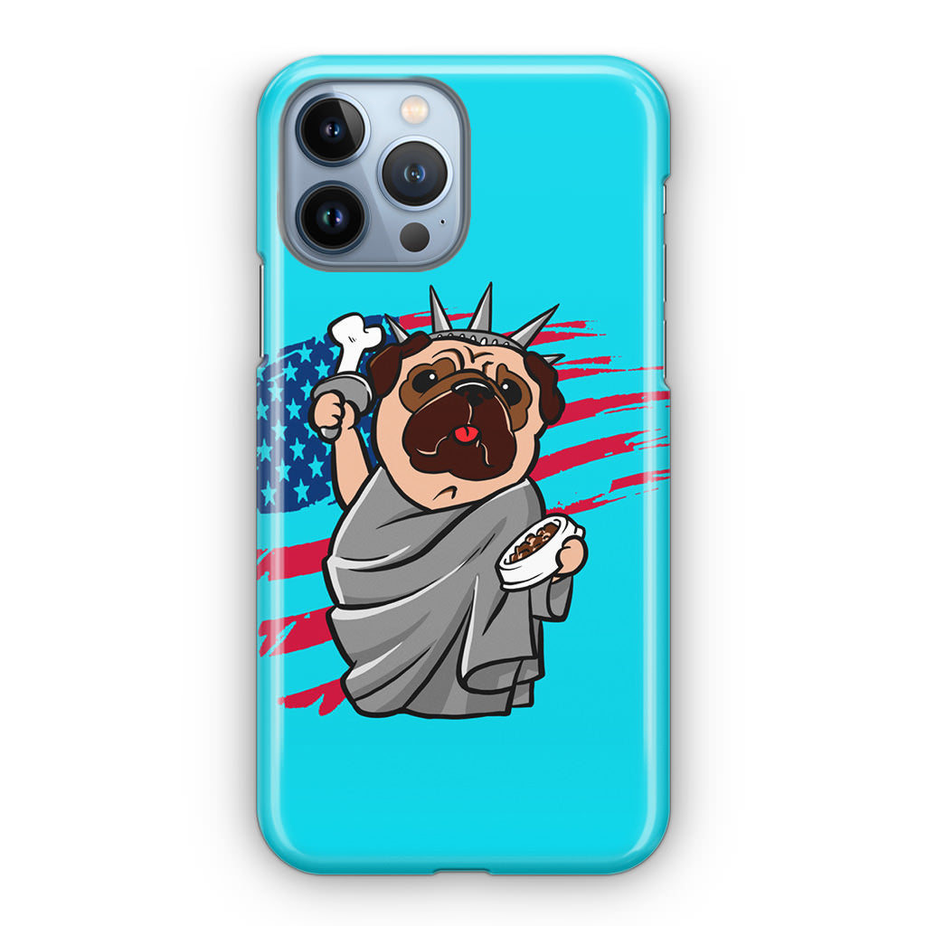 Independence Day Pug iPhone 13 Pro / 13 Pro Max Case