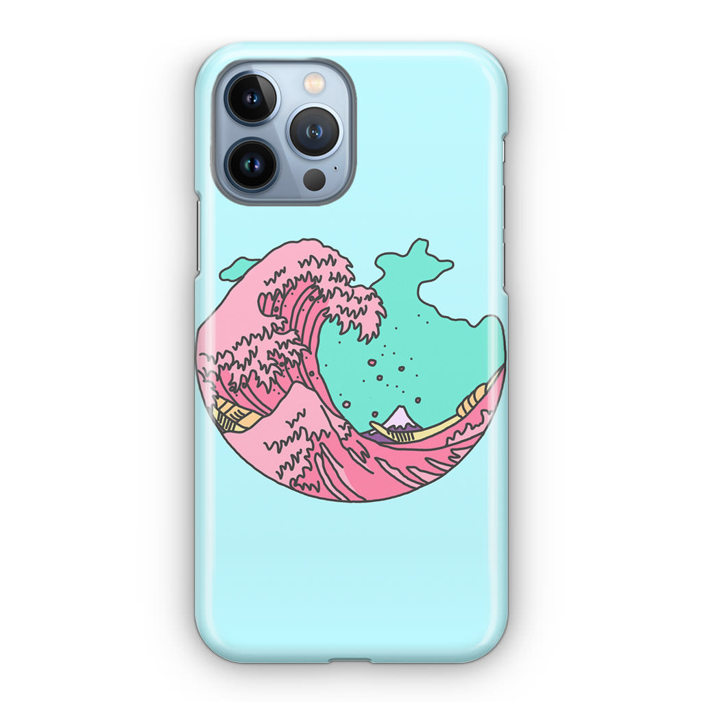 Japanese Pastel Wave iPhone 13 Pro / 13 Pro Max Case