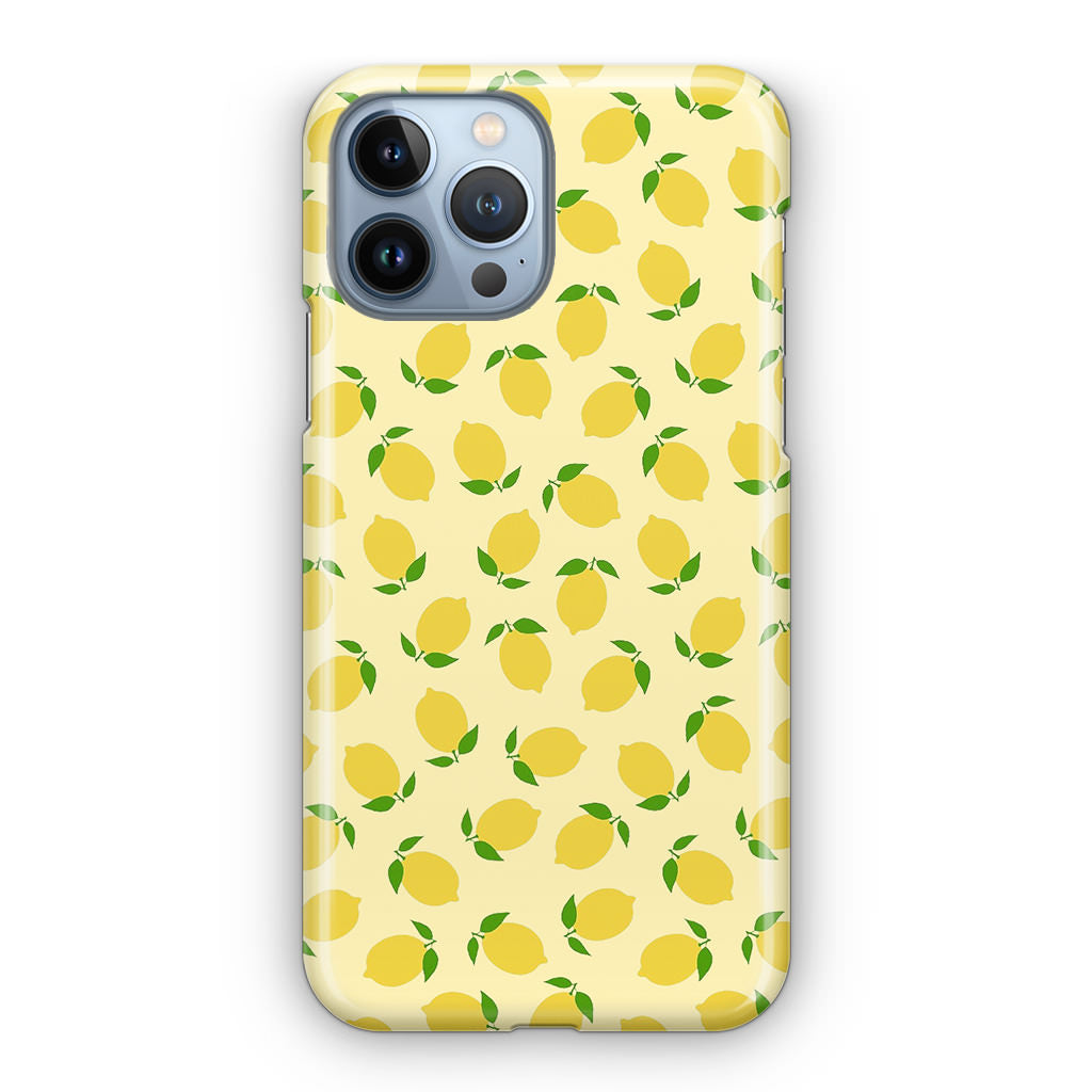 Lemons Fruit Pattern iPhone 13 Pro / 13 Pro Max Case