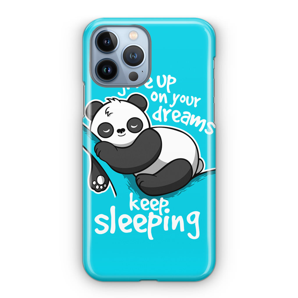 Panda Keep Sleeping iPhone 13 Pro / 13 Pro Max Case