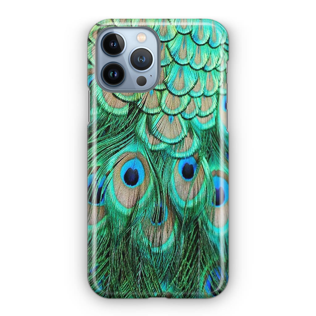 Peacock Feather iPhone 13 Pro / 13 Pro Max Case