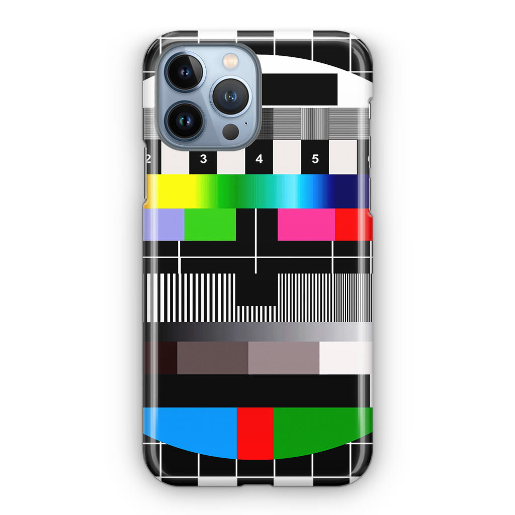 Scheme Pause TV Colorful Mesh iPhone 13 Pro / 13 Pro Max Case