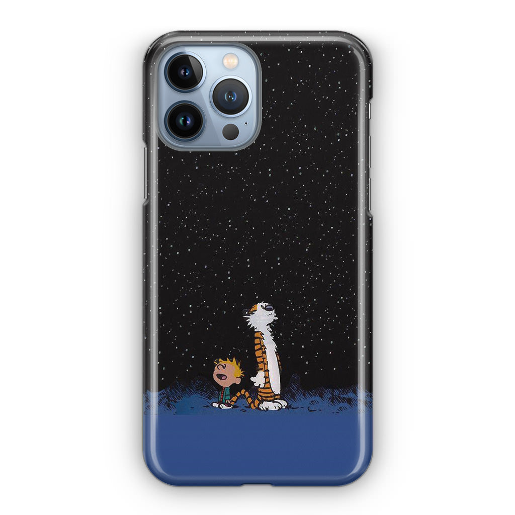 Calvin and Hobbes Space iPhone 13 Pro / 13 Pro Max Case