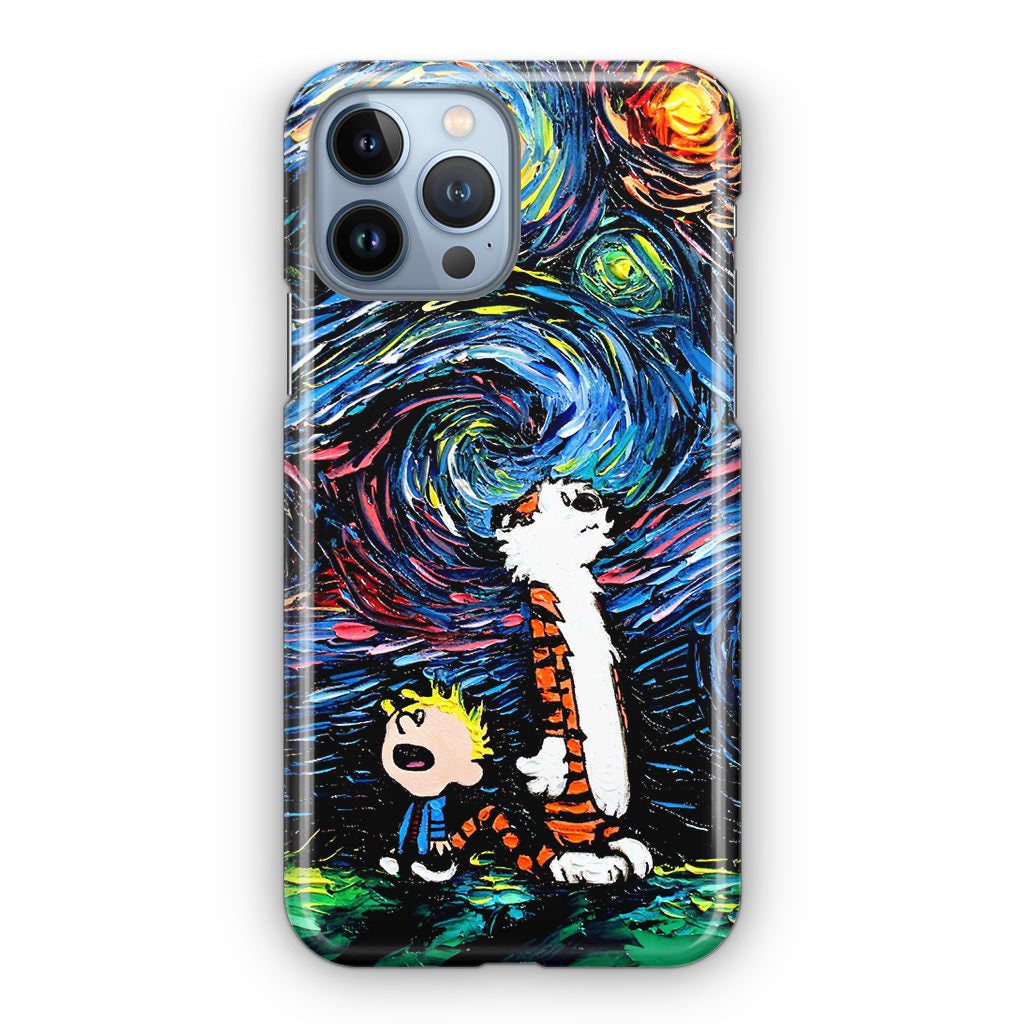 Calvin Art At Starry Night iPhone 13 Pro / 13 Pro Max Case