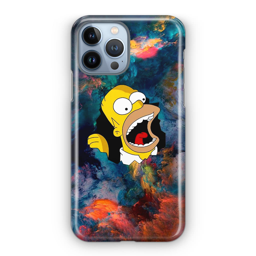 Homer Behind The Black Hole iPhone 13 Pro / 13 Pro Max Case