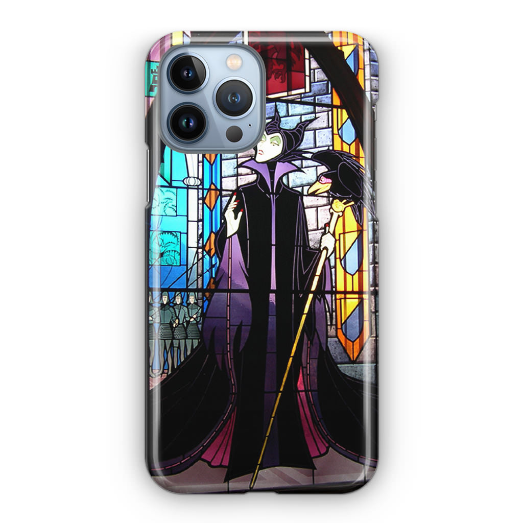 Maleficent Sleeping Beauty Glass Art iPhone 13 Pro / 13 Pro Max Case