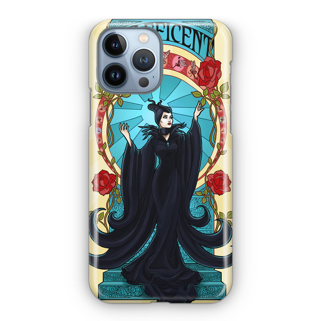 Maleficent With Flower iPhone 13 Pro / 13 Pro Max Case