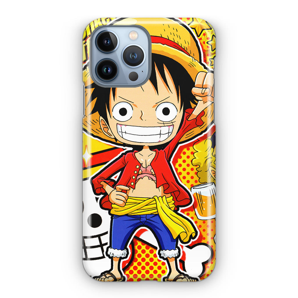 One Piece Cute Luffy iPhone 13 Pro / 13 Pro Max Case