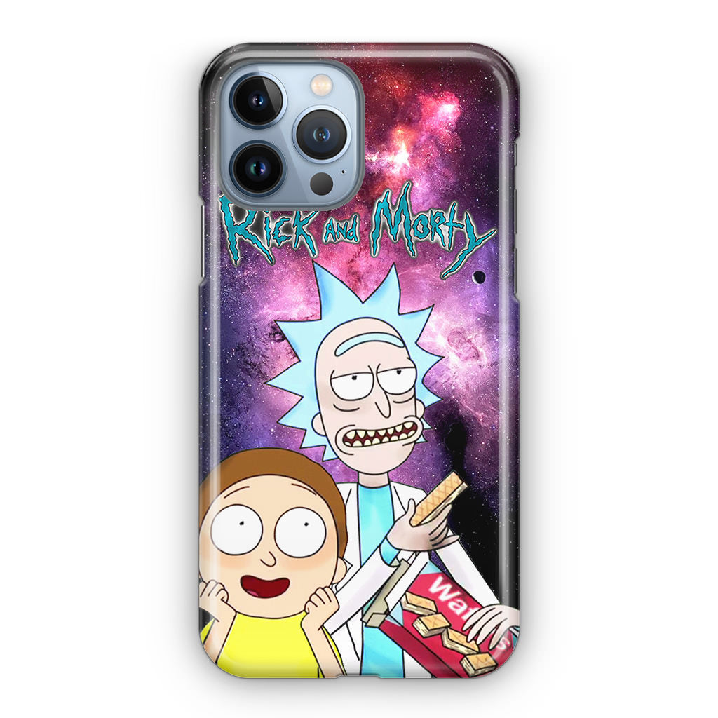 Rick And Morty Nebula Space iPhone 13 Pro / 13 Pro Max Case