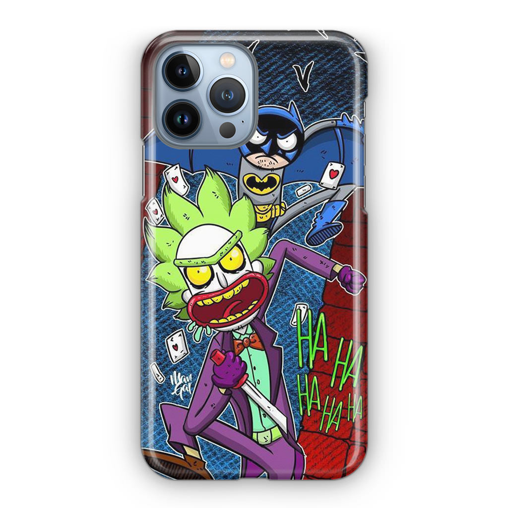 Rick And Morty Bat And Joker Clown iPhone 13 Pro / 13 Pro Max Case