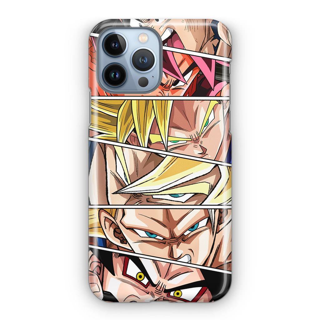 Son Goku Forms iPhone 13 Pro / 13 Pro Max Case