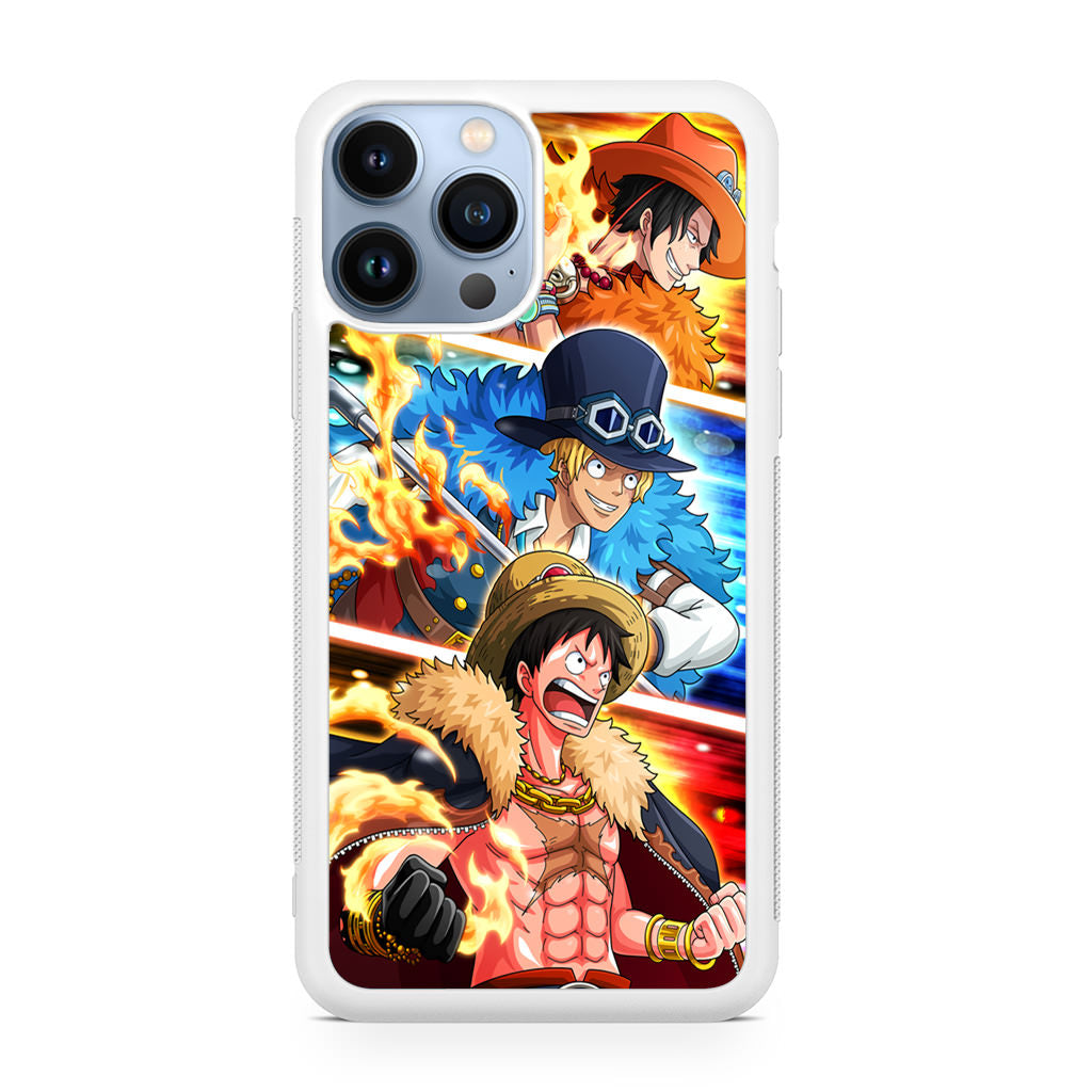 Ace Sabo Luffy iPhone 13 Pro / 13 Pro Max Case