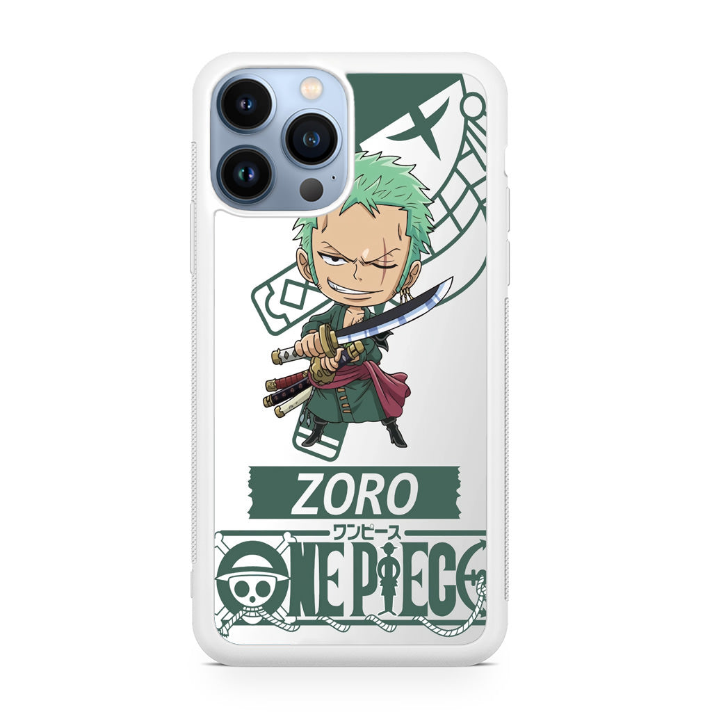 Chibi Zoro iPhone 13 Pro / 13 Pro Max Case
