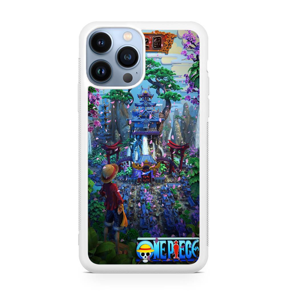 Flower Capital of Wano One Piece iPhone 13 Pro / 13 Pro Max Case