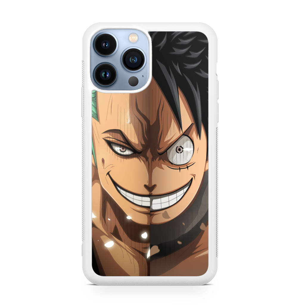 Luffy And Zoro Half Smile iPhone 13 Pro / 13 Pro Max Case