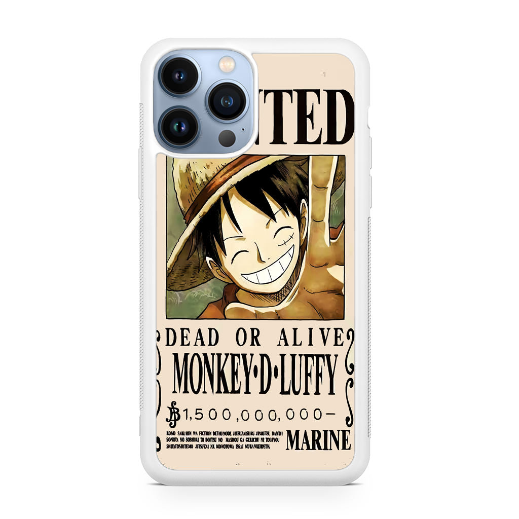Monkey D Luffy Bounty iPhone 13 Pro / 13 Pro Max Case