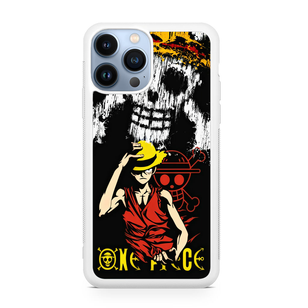 Monkey D Luffy Paint Art iPhone 13 Pro / 13 Pro Max Case