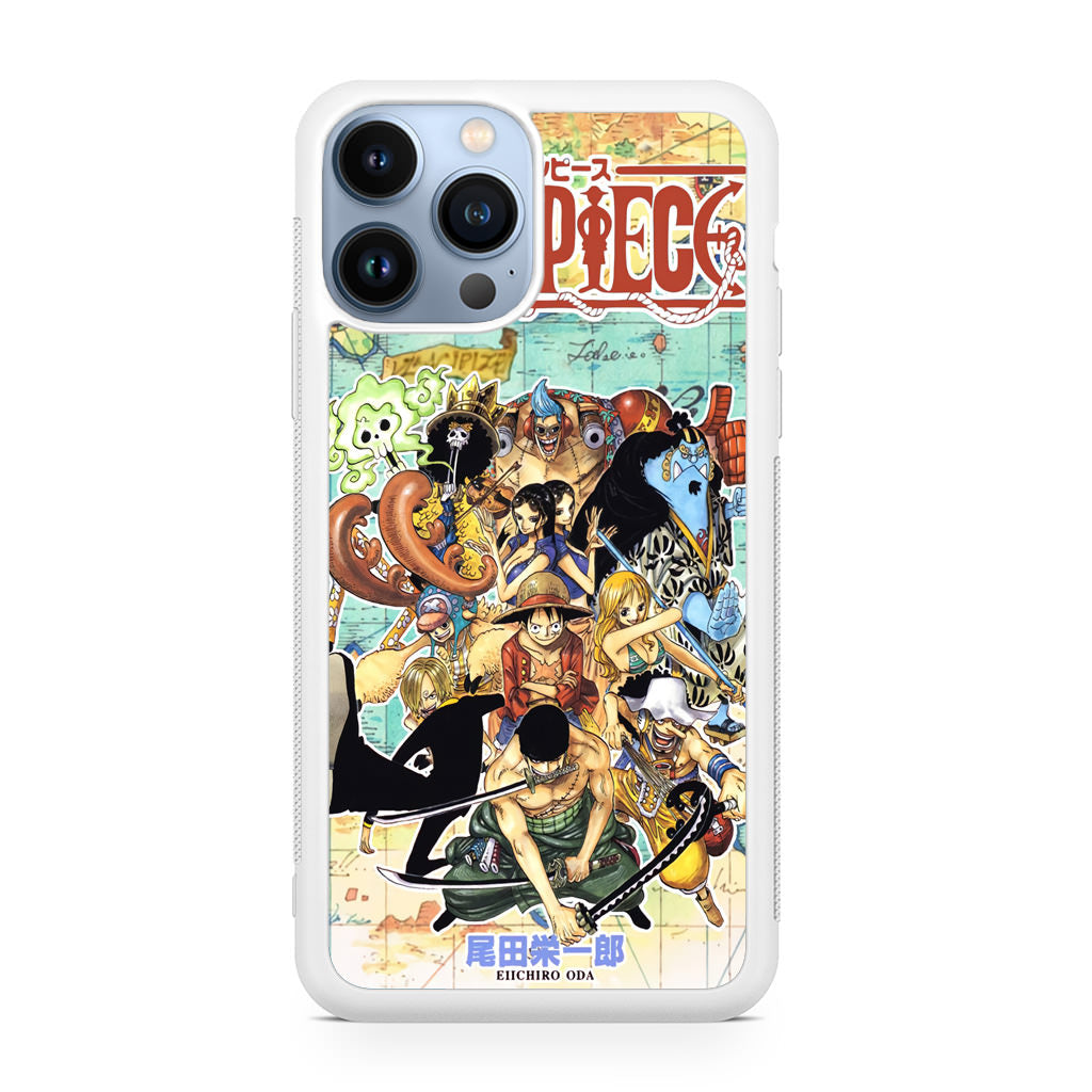 One Piece Comic Straw Hat Pirate iPhone 13 Pro / 13 Pro Max Case One Piece Comic Straw Hat Pirate iPhone 13 Pro / 13 Pro Max Case