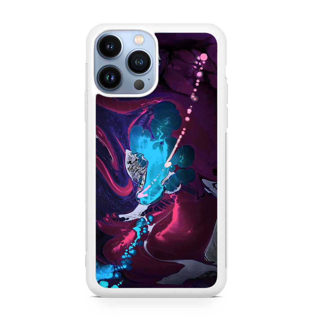 Abstract Purple Blue Art iPhone 13 Pro / 13 Pro Max Case