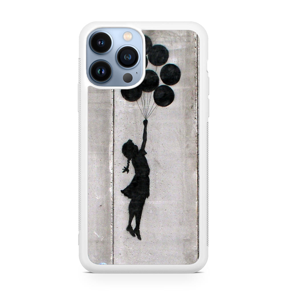 Banksy Girl With Balloons iPhone 13 Pro / 13 Pro Max Case