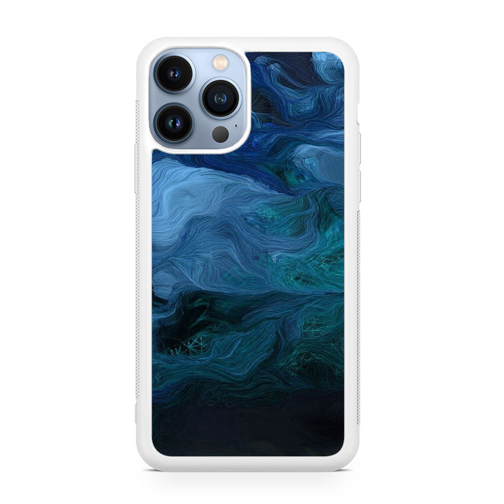 Blue Abstract Art iPhone 13 Pro / 13 Pro Max Case