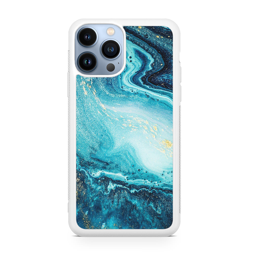 Blue Water Glitter iPhone 13 Pro / 13 Pro Max Case