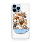 Cats on A Bowl iPhone 13 Pro / 13 Pro Max Case