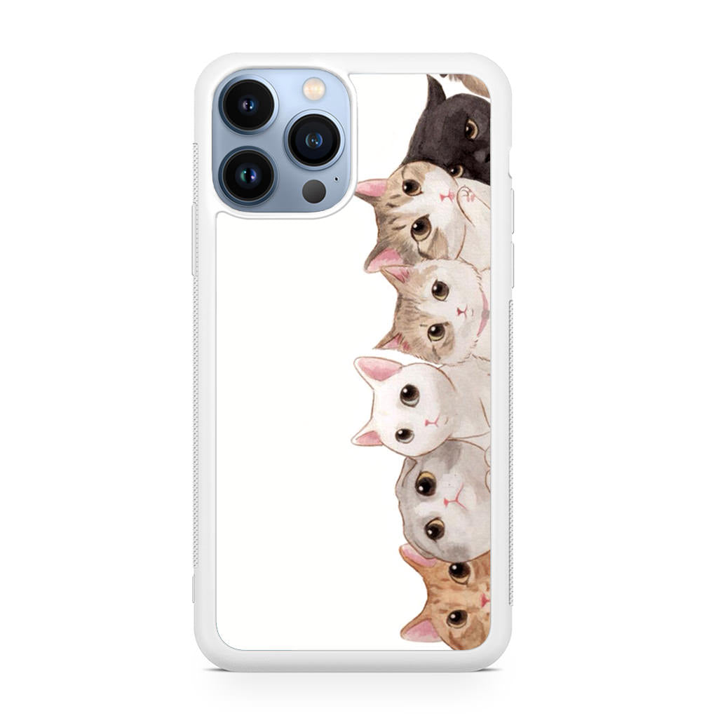 Cute Cats Vertical iPhone 13 Pro / 13 Pro Max Case