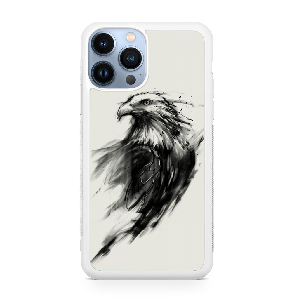 Eagle Art Black Ink iPhone 13 Pro / 13 Pro Max Case