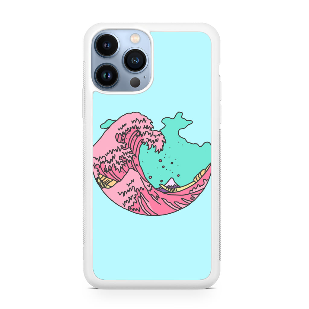 Japanese Pastel Wave iPhone 13 Pro / 13 Pro Max Case