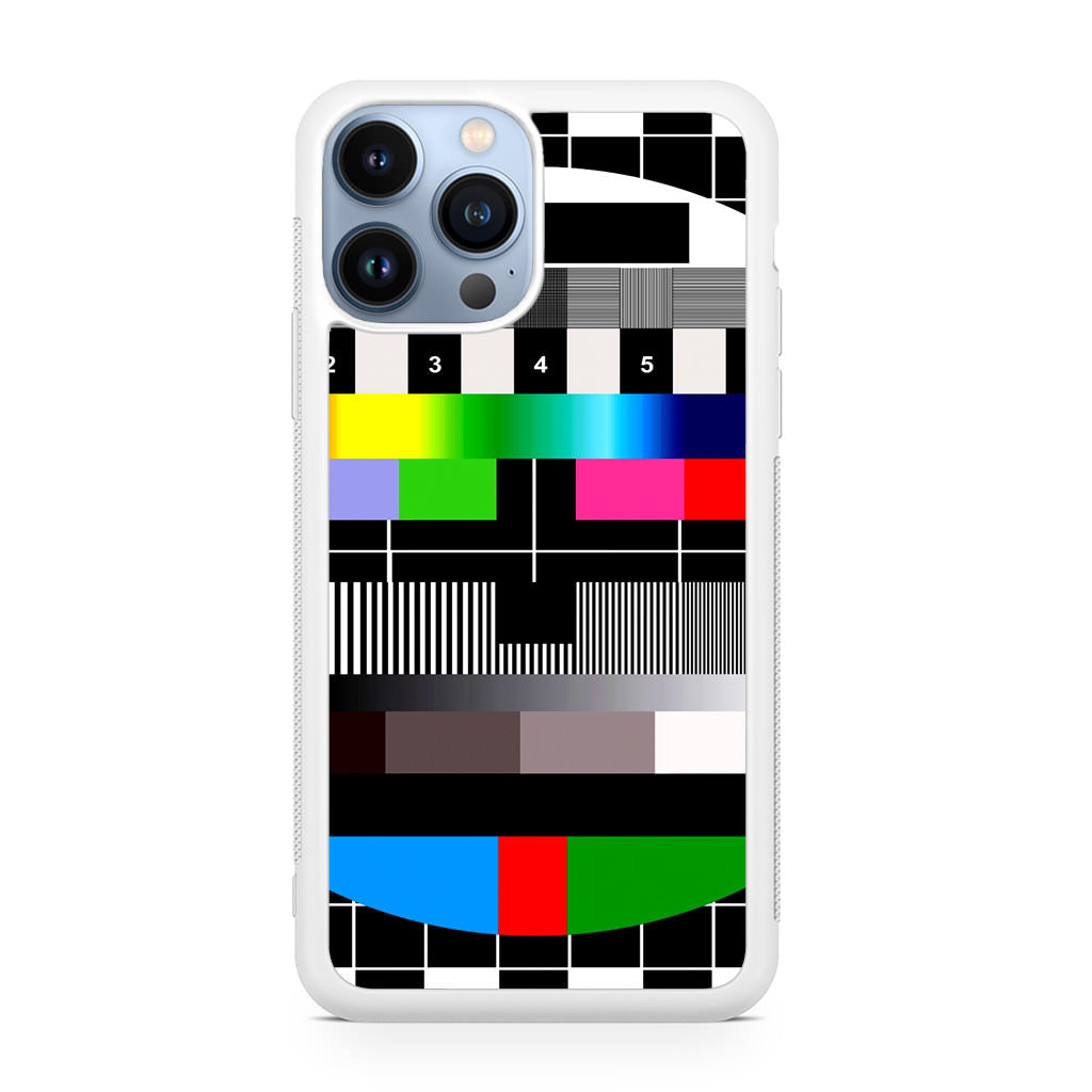 Scheme Pause TV Colorful Mesh iPhone 13 Pro / 13 Pro Max Case