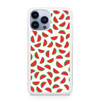 Watermelon Fruit Pattern White iPhone 13 Pro / 13 Pro Max Case