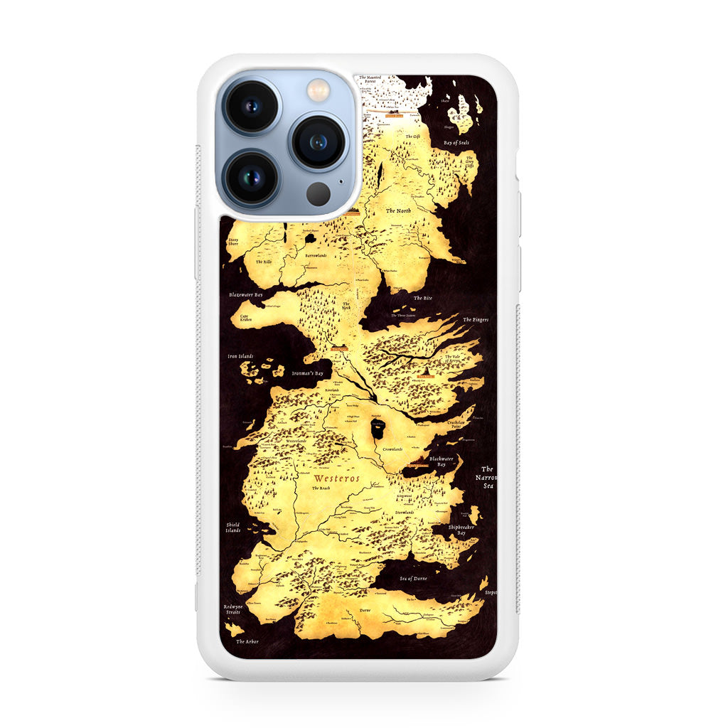 Westeros Map iPhone 13 Pro / 13 Pro Max Case