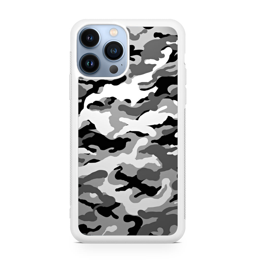 Winter Army Camo iPhone 13 Pro / 13 Pro Max Case