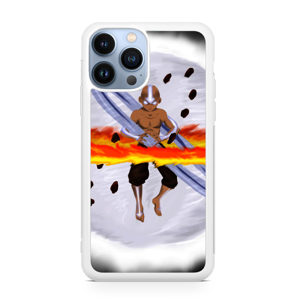 Avatar Aang Controls Four Elements iPhone 13 Pro / 13 Pro Max Case