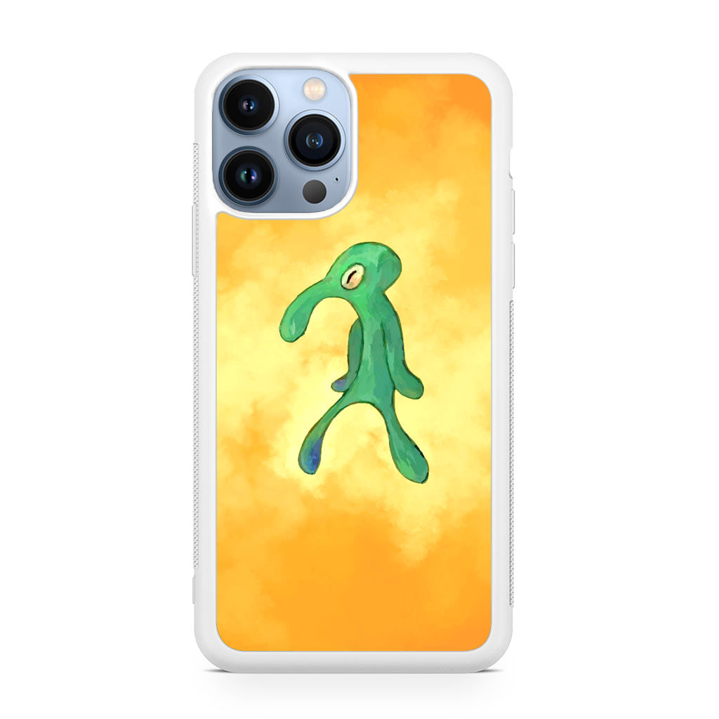 Bold and Brash Squidward Painting iPhone 13 Pro / 13 Pro Max Case