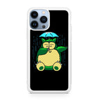 Cute Snorlax Umbrella iPhone 13 Pro / 13 Pro Max Case