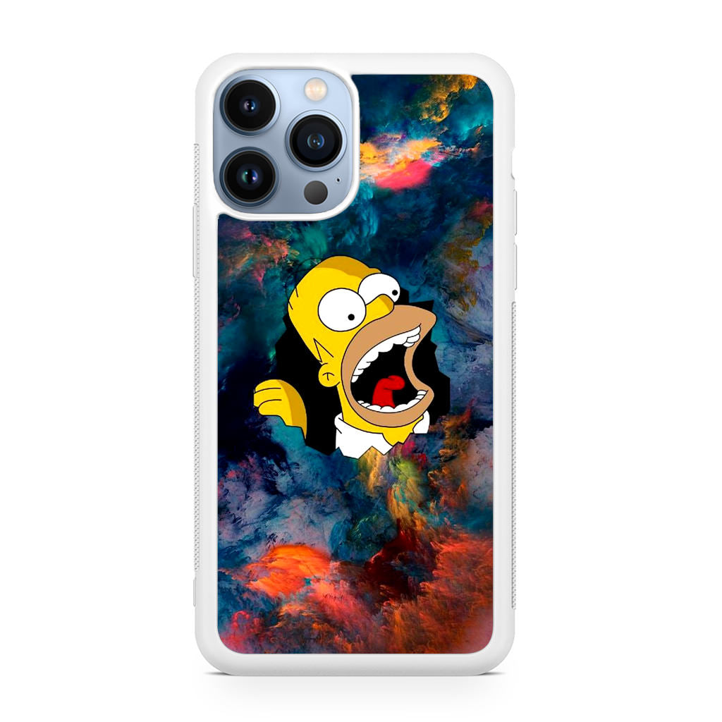Homer Behind The Black Hole iPhone 13 Pro / 13 Pro Max Case