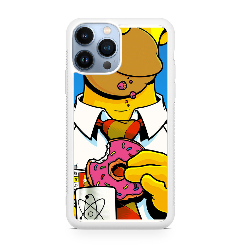 Homer Eats Donut iPhone 13 Pro / 13 Pro Max Case