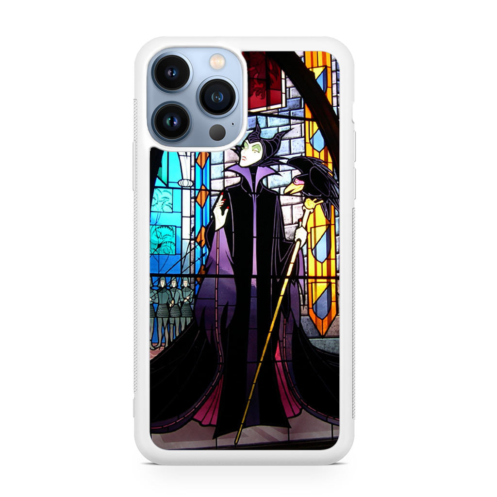 Maleficent Sleeping Beauty Glass Art iPhone 13 Pro / 13 Pro Max Case