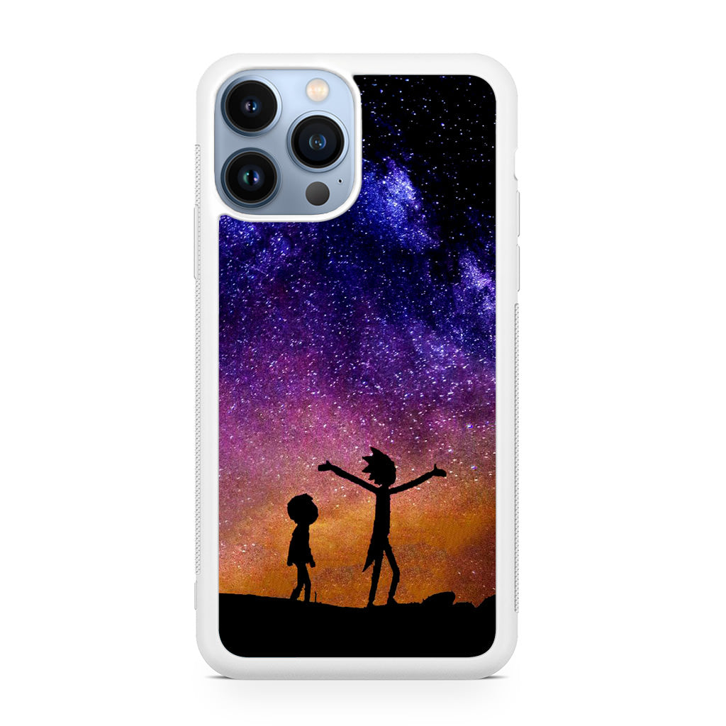 Rick And Morty Space Nebula iPhone 13 Pro / 13 Pro Max Case