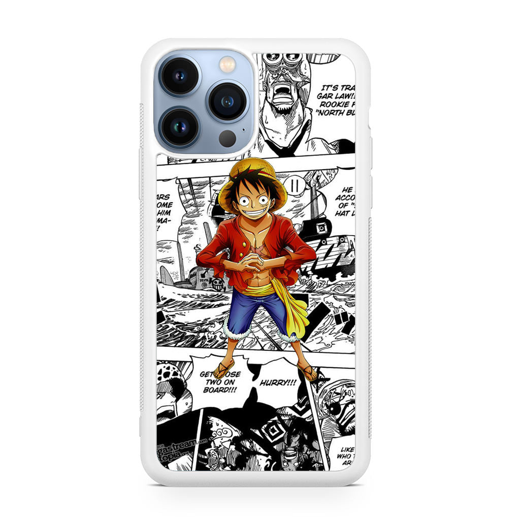 One Piece Luffy Comics iPhone 13 Pro / 13 Pro Max Case