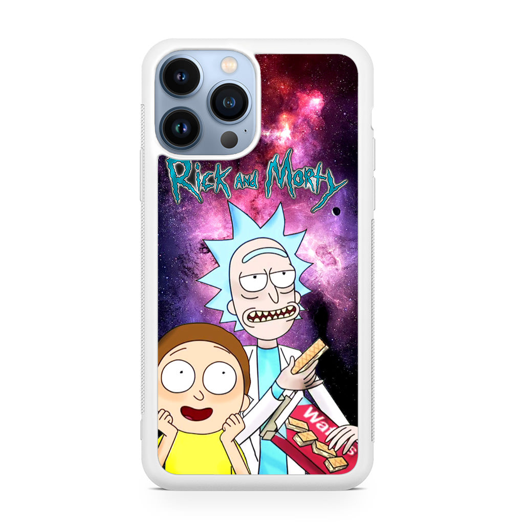 Rick And Morty Nebula Space iPhone 13 Pro / 13 Pro Max Case