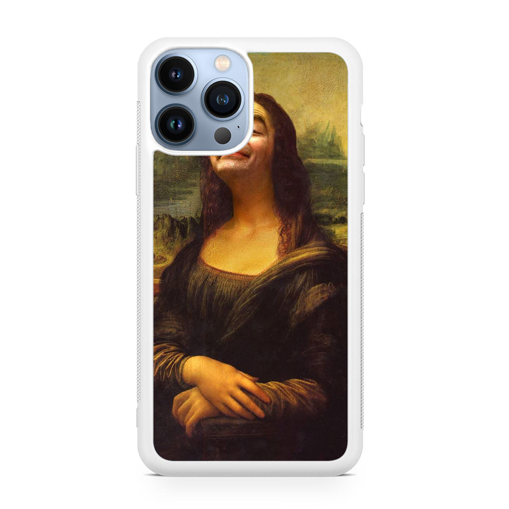 Rowan Atkinson Monalisa Funny iPhone 13 Pro 13 Pro Max Case