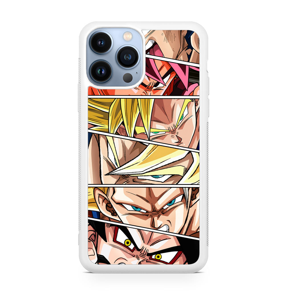 Son Goku Forms iPhone 13 Pro / 13 Pro Max Case
