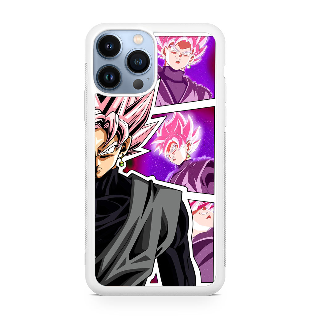 Super Goku Black Rose Collage iPhone 13 Pro / 13 Pro Max Case