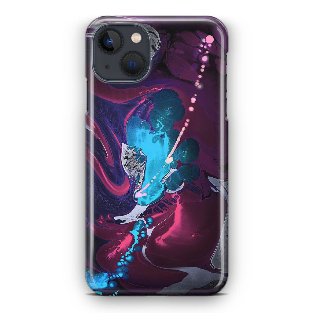 Abstract Purple Blue Art iPhone 13 / 13 mini Case