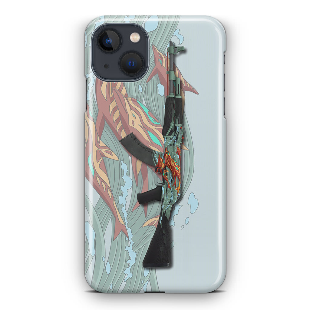 AK-47 Aquamarine Revenge iPhone 13 / 13 mini Case