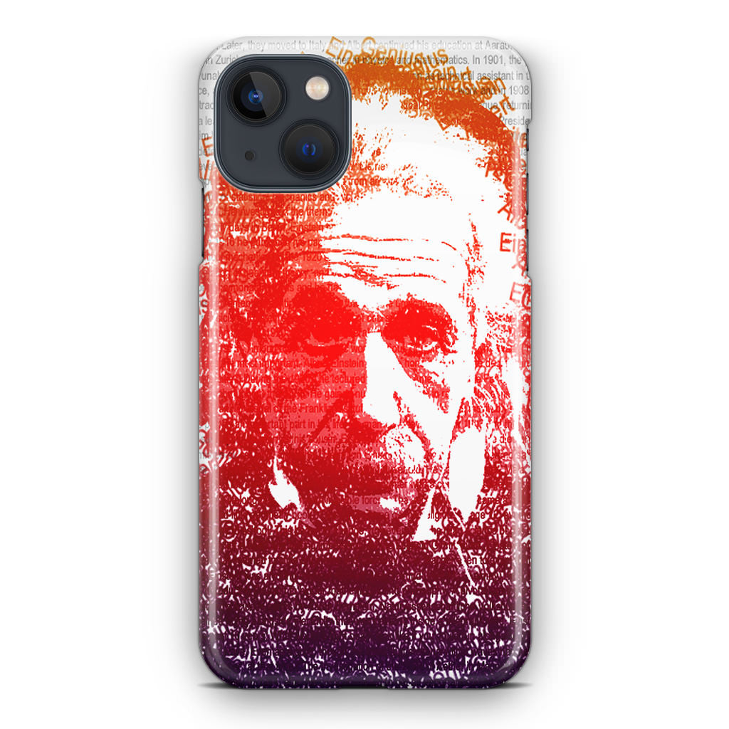 Albert Einstein Art iPhone 13 / 13 mini Case